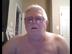 grandpa stroke on webcam