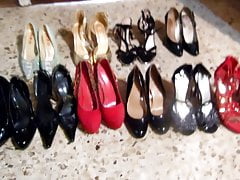 my colection of heels.