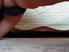 Thick heel Navy Blue pumps Fucked&cummed