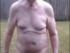 Bare Mature Dudes Outdoors on Webcam