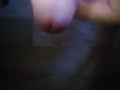 POV cock masturbation and cum