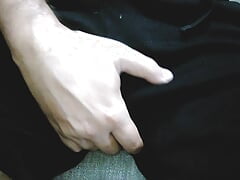 Erotic solo exhibitionist...all alone masturbating at home