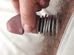 Steel cyborg cock wank