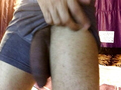 Swinging cock and balls