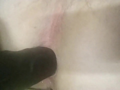 Inflatable dildo and cum