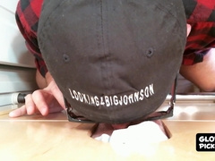 Bearded bear finally completed his quest finding glory hole