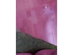 water from my asshole and cum