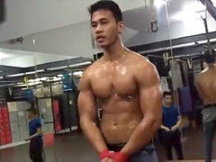 asian gym marionette nipples torment