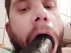 2nd drooling deep throat