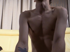 Sensual twink filmed when he's on top riding the cock like a naughty boy