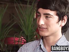 Irresistible twinks bareback fucking with their huge dicks