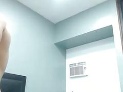 Blowing Chinese Bodybuilder Shooting