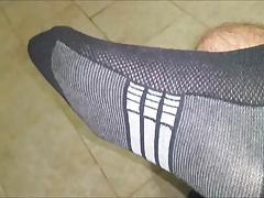 My paraplegic feet with socks 2