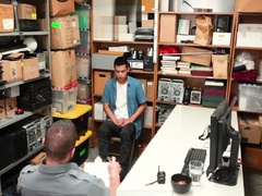 GayShoplifter - Muscle guard takes a shoplifter?s virginity