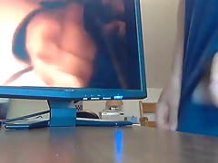 watchin my compilation vid and masturbating myself