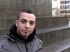 Smoldering dude enjoying hardcore sex with a stranger