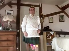 In outfit to go mow