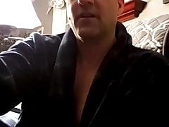 dad secretly jacking off