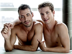 Couch sex scene with Brandon Jones & Benjamin Blue