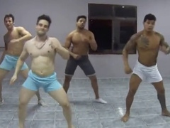 Mind-blowing Rehearsal with Muscular Guy