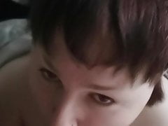 Femboy sucks my dick