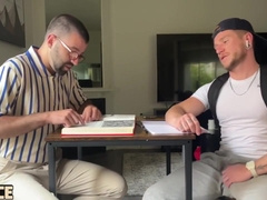 Jock Bullies Nerdy Tutor Nick Charms - Colt Spence