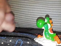 Sexy little yoshi toy cum explosion