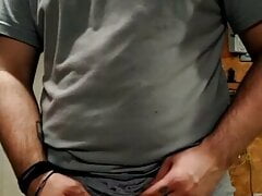 Big dick popping out of underwear