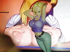Figure bukkake sof Android 18