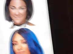 WWE Sasha Banks & Bayley Cum tribute