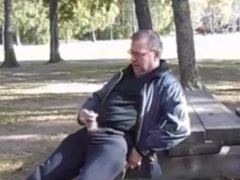 Jack and cum in public 2