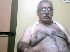 grandfather jacking off arse flash