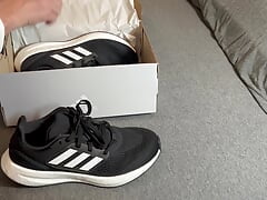 Adidas PureBoost 22 New, Unbox, Fuck, Cum and Lick