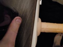Toying with my girlfriends dildo (small)