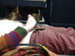 Jerking off and shooting a load