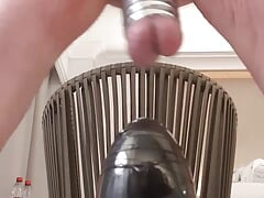 80 mm egg shape plug going inside for dilatation.  20220216 - session 027.