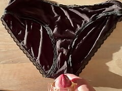 Cumshot on panties