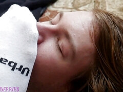 Two guys giving their feet to pleasure me