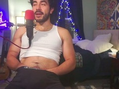 Asian hunk Geraldo Rivera enjoying some solo pleasure with a hot session