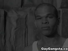Homosexual Stud Love Deep Gullet Bj On Ebony Trouser Snake
