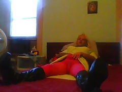 Jerking In Yellow Dress