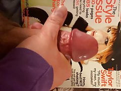 Cumming for Taylor Swift and licking it up 16