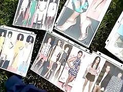Cum Tribute to Solange Knowles Nude in Backyard Part 2