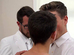 Chubby boy detects homolovemakingual sex first time Elders Garrett and  Xanders