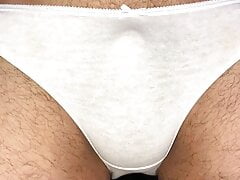 An old pair of thin cotton panties I found yesterday