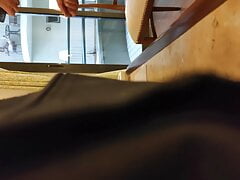Masturbation full naked to neighbor showing her soles