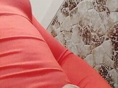 Cock excited for nylon feet