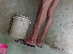 Sex bathroom cum in side my girlfriend bathroom