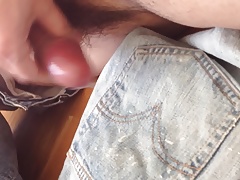 Cum on Levis 501