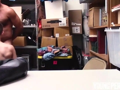 Security Office: Austin Locke Sucks And Receives Guards 10-pounder
